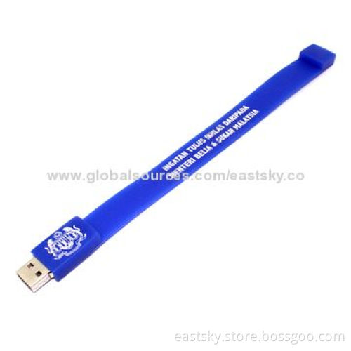 Bracelet Promotional Pen Drive, Data Retention Over 10 Years, More than 1,000,000 Times Data